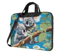 XZDZWK 13 inch Shockproof Laptop Bag Unique Two cute koalas Pattern Light and Easy To Carry Suitable for Business Trips
