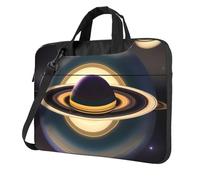 XZDZWK 14 inch Shockproof Laptop Bag Unique Beautiful Saturn Pattern Light and Easy To Carry Suitable for Business Trips