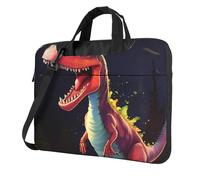 XZDZWK 14 inch Shockproof Laptop Bag Unique big-mouthed dinosaur Pattern Light and Easy To Carry Suitable for Business Trips