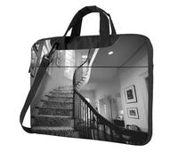 XZDZWK 15.6 inch Shockproof Laptop Bag Unique Home Stairs Pattern Light and Easy To Carry Suitable for Business Trips