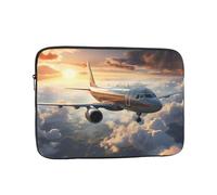 XZDZWK Airplanes are soaring Laptop Bag Convenient Shockproof 12 inch Stylish Print for Business Travel Work and Office
