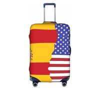 XZDZWK American Spain Flag Suitcase Covers S Scratch Proof and Dust Proof with Personalized Design for Travel Business and Outdoor Use