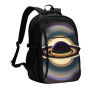 XZDZWK Beautiful Saturn Versatile Travel Backpack Light Simple Independent Compartment Large Capacity Multi-pocket