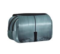XZDZWK Black Umbrella in The rain Clamshell Pen Case Stylish and Large Capacity Design Suitable for Students and Business Travelers