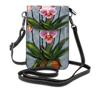 XZDZWK Blooming Orchids Lightweight Anti-Theft Messenger Bag Small Wear-Resistant Portable and Practical for Travel and Daily Use