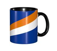 XZDZWK Classic Black Mugs Unique Flag of The Marshall Islands Pattern Durable Style for Work Home and Afternoon Tea