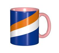 XZDZWK Classic Pink Mugs Unique Flag of The Marshall Islands Pattern Durable Style for Work Home and Afternoon Tea