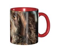 XZDZWK Classic Red Mugs Unique Sky Warriors Pattern Durable Style for Work Home and Afternoon Tea