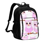 XZDZWK Cute owl Versatile Travel Backpack Light Simple Independent Compartment Large Capacity Multi-pocket