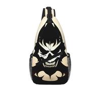 XZDZWK Devil Satan Casual Crossbody Chest Bag With Multi Pocket Design Suitable For Commuting And Working Daily