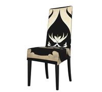 XZDZWK Devil Satan Pattern Chair Covers Elasticity Protective Case Scratch-Resistant Print Comfortable Easy to Install