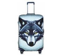 XZDZWK Fierce Wolf Head Suitcase Covers L Scratch Proof and Dust Proof with Personalized Design for Travel Business and Outdoor Use