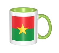 XZDZWK Flag of Burkina Faso Classic Mug Stylish Durable and Green Fade-Resistant Suitable for Home Office and Restaurant Use