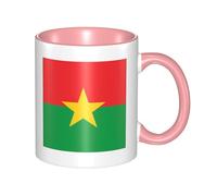 XZDZWK Flag of Burkina Faso Classic Mug Stylish Durable and Pink Fade-Resistant Suitable for Home Office and Restaurant Use