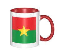XZDZWK Flag of Burkina Faso Classic Mug Stylish Durable and Red Fade-Resistant Suitable for Home Office and Restaurant Use
