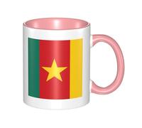 XZDZWK Flag of Cameroon Classic Mug Stylish Durable and Pink Fade-Resistant Suitable for Home Office and Restaurant Use