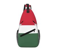 XZDZWK Flag Of Hungary Casual Crossbody Chest Bag With Multi Pocket Design Suitable For Commuting And Working Daily