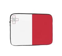 XZDZWK Flag of Malta Laptop Bag Convenient Shockproof 17 inch Stylish Print for Business Travel Work and Office