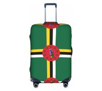 XZDZWK Flag of The Commonwealth of Dominica Suitcase Covers M Scratch Proof and Dust Proof with Personalized Design for Travel Business and Outdoor Use