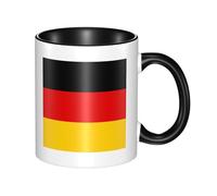 XZDZWK German Flag Classic Mug Stylish Durable and Black Fade-Resistant Suitable for Home Office and Restaurant Use