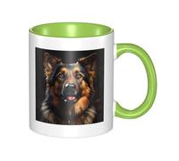 XZDZWK German Shepherd Classic Mug Stylish Durable and Green Fade-Resistant Suitable for Home Office and Restaurant Use