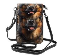 XZDZWK German Shepherd Lightweight Anti-Theft Messenger Bag Small Wear-Resistant Portable and Practical for Travel and Daily Use