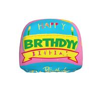 XZDZWK Happy Birthday Balloon Car Headrest Cover Universal Elastic Protective Interior Accessories with Most Vehicles