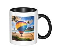 XZDZWK Hawaii Hot Air Balloon Classic Mug Stylish Durable and Black Fade-Resistant Suitable for Home Office and Restaurant Use