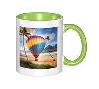 XZDZWK Hawaii Hot Air Balloon Classic Mug Stylish Durable and Green Fade-Resistant Suitable for Home Office and Restaurant Use