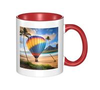 XZDZWK Hawaii Hot Air Balloon Classic Mug Stylish Durable and Red Fade-Resistant Suitable for Home Office and Restaurant Use