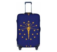 XZDZWK Indiana State Flag Suitcase Covers XL Scratch Proof and Dust Proof with Personalized Design for Travel Business and Outdoor Use