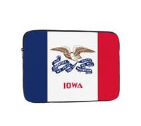 XZDZWK Iowa state flag Laptop Bag Convenient Shockproof 12 inch Stylish Print for Business Travel Work and Office