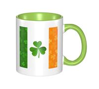 XZDZWK Irish Flag Classic Mug Stylish Durable and Green Fade-Resistant Suitable for Home Office and Restaurant Use