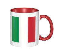XZDZWK Italy Flag Classic Mug Stylish Durable and Red Fade-Resistant Suitable for Home Office and Restaurant Use