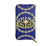 XZDZWK Large Capacity Fantasy Tiara Handheld Wallet Soft Material Multifunctional Design Anti-Loss Privacy Protection