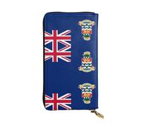 XZDZWK Large Capacity Flag of The Cayman Islands Handheld Wallet Soft Material Multifunctional Design Anti-Loss Privacy Protection
