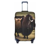 XZDZWK Mighty Highland Yak Suitcase Covers S Scratch Proof and Dust Proof with Personalized Design for Travel Business and Outdoor Use