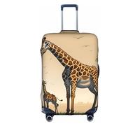 XZDZWK Mother and Child Giraffe Suitcase Covers S Scratch Proof and Dust Proof with Personalized Design for Travel Business and Outdoor Use