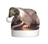XZDZWK Mother and child rats Plush Christmas Hat Comfortable and Versatile Headwear Suitable for New Year Activities
