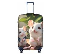 XZDZWK Mother and Child Rats Suitcase Covers S Scratch Proof and Dust Proof with Personalized Design for Travel Business and Outdoor Use