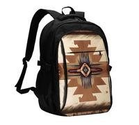 XZDZWK Native American Patterns Versatile Travel Backpack Light Simple Independent Compartment Large Capacity Multi-pocket