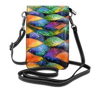 XZDZWK Rainbow Fish Scale Lightweight Anti-Theft Messenger Bag Small Wear-Resistant Portable and Practical for Travel and Daily Use