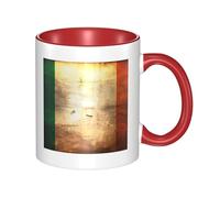XZDZWK Retro Irish Flag Classic Mug Stylish Durable and Red Fade-Resistant Suitable for Home Office and Restaurant Use