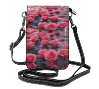 XZDZWK roses by the sea Lightweight Anti-Theft Messenger Bag Small Wear-Resistant Portable and Practical for Travel and Daily Use