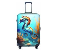 XZDZWK Seabed Coral Seahorse Suitcase Covers S Scratch Proof and Dust Proof with Personalized Design for Travel Business and Outdoor Use