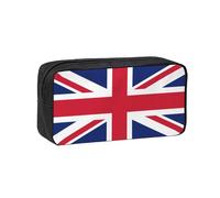 XZDZWK Simple and Spacious British Flag Pen Case Durable Convenient for Storage Outings Sketches Business Trips