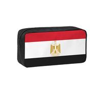 XZDZWK Simple and Spacious Egyptian Flag Pen Case Durable Convenient for Storage Outings Sketches Business Trips