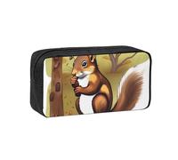 XZDZWK Simple and Spacious Nut-Eating Squirrel Pen Case Durable Convenient for Storage Outings Sketches Business Trips