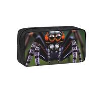 XZDZWK Simple and Spacious Tropical Rainforest Spiders Pen Case Durable Convenient for Storage Outings Sketches Business Trips