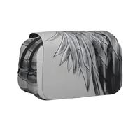 XZDZWK Sketching an Eagle Clamshell Pen Case Stylish and Large Capacity Design Suitable for Students and Business Travelers